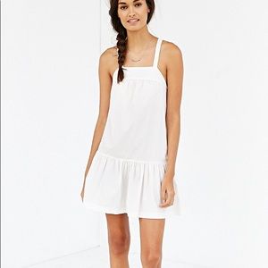 Alice & UO white cotton mini dress size xs